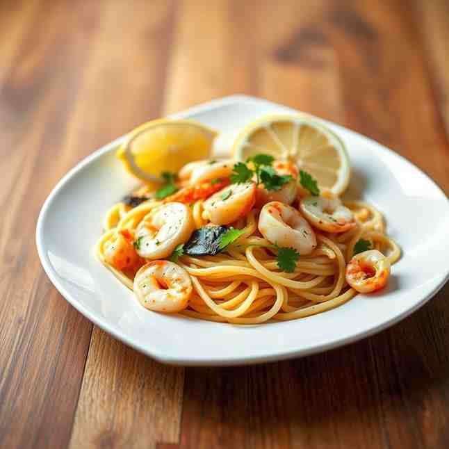 High-Protein Omega-3 Seafood Pasta - Easy Recipe